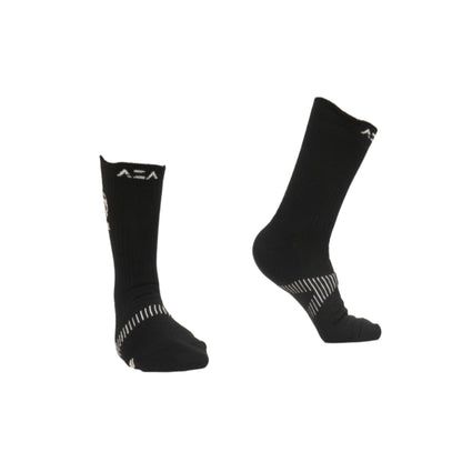 AZA x DBL Player Edition Crew Socks - Black White Red