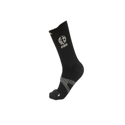 AZA x DBL Player Edition Crew Socks - Black White Red