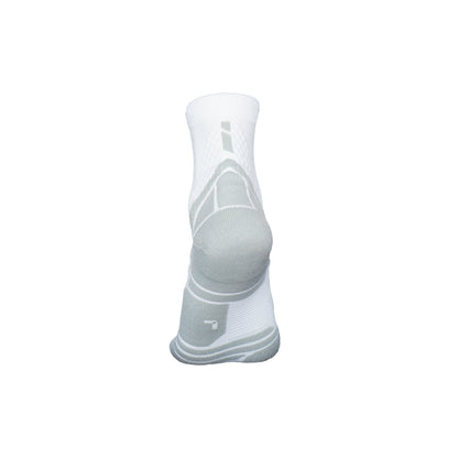 AZA Ignite II Quarter Socks - White Black