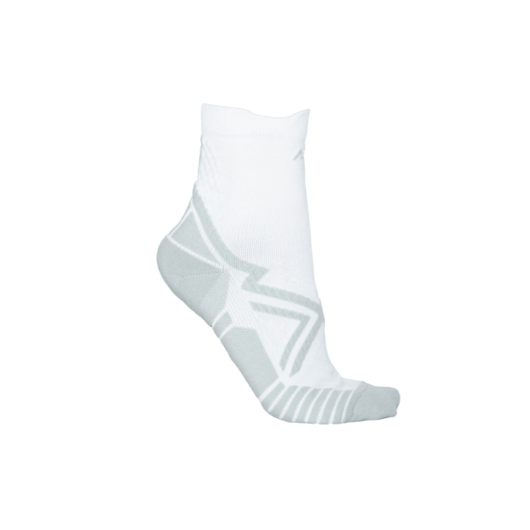 AZA Ignite II Quarter Socks - White Black