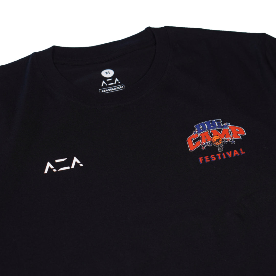 AZA x DBL Camp Edition Retro Hoops T-Shirt - Black