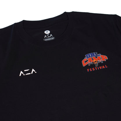 AZA x DBL Camp Edition Retro Hoops T-Shirt - Black