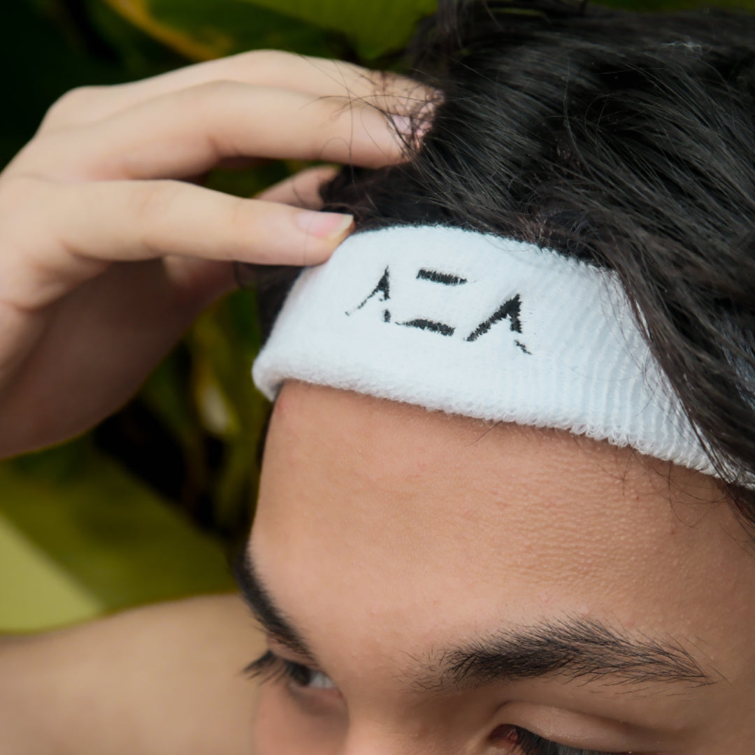 AZA x DBL Basic Essential Headband - White