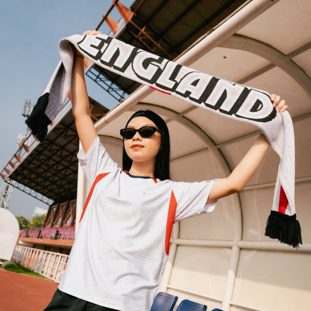 AZA England Goal Edition Syal - White