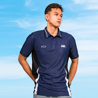 AZA X DBL Basic Essentials Polo - Navy