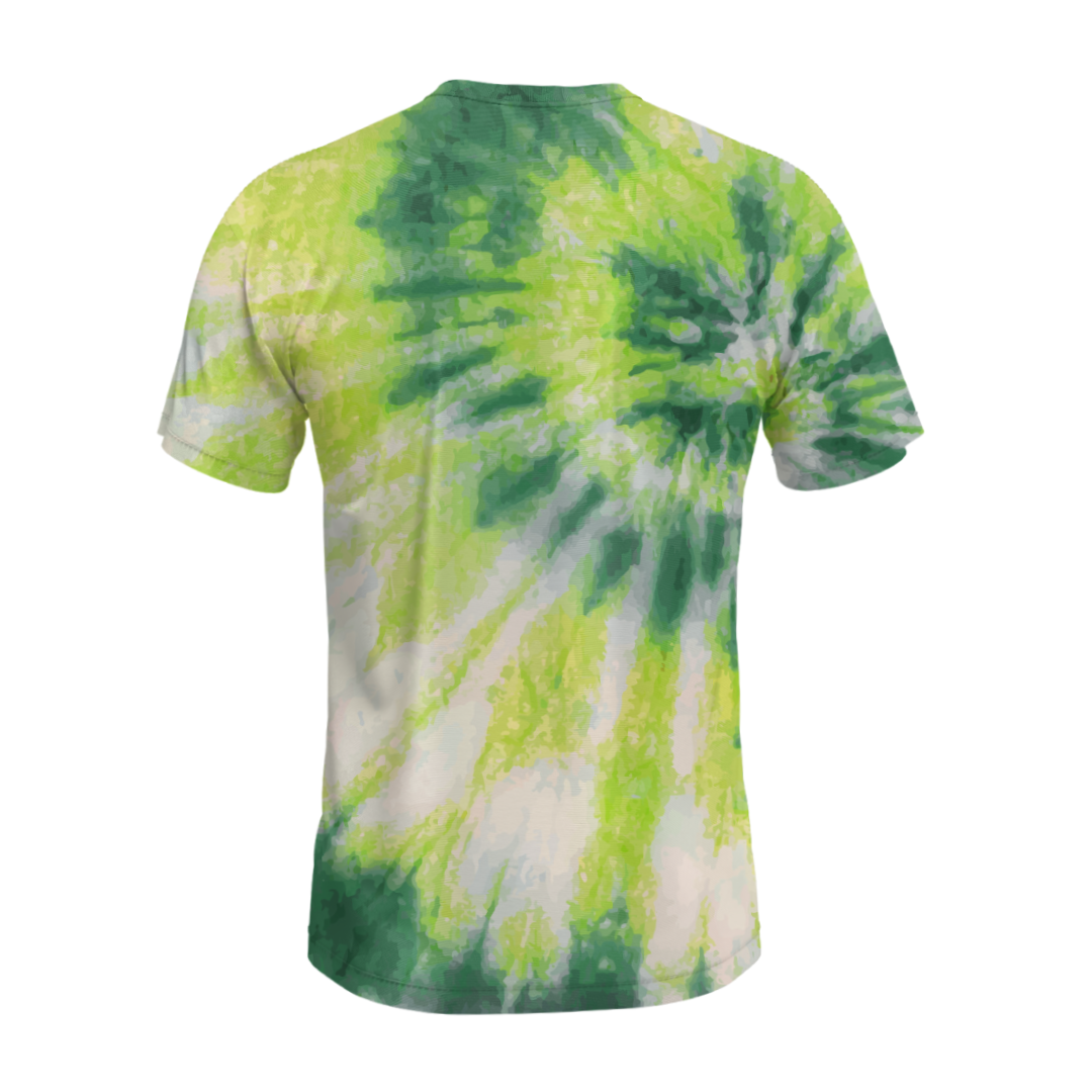 AZA x MAINBALAP Icon Tie Dye Performance Shirt - Green