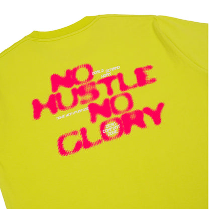 AZA x DBL No Hustle No Glory T-Shirt - Lime