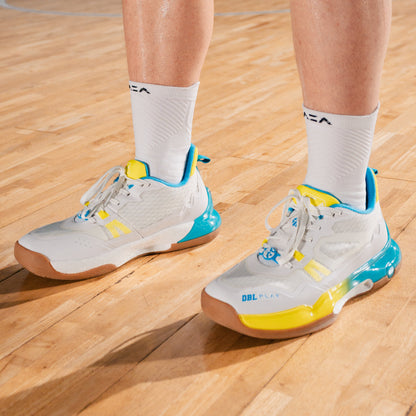AZA DBL Play Pick N' Pop Basketball Shoes - White