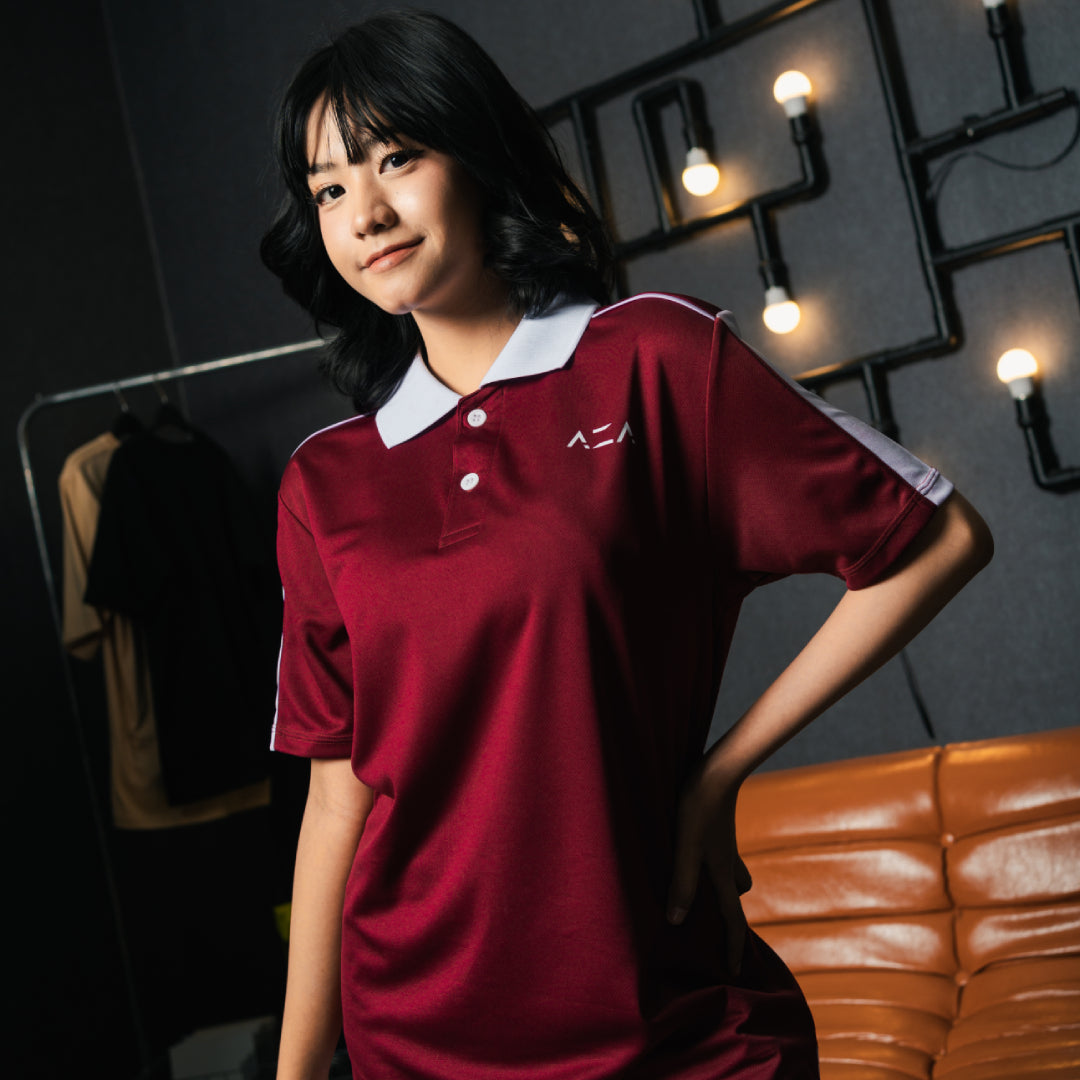 AZA Basic 2K25 Polo - Maroon