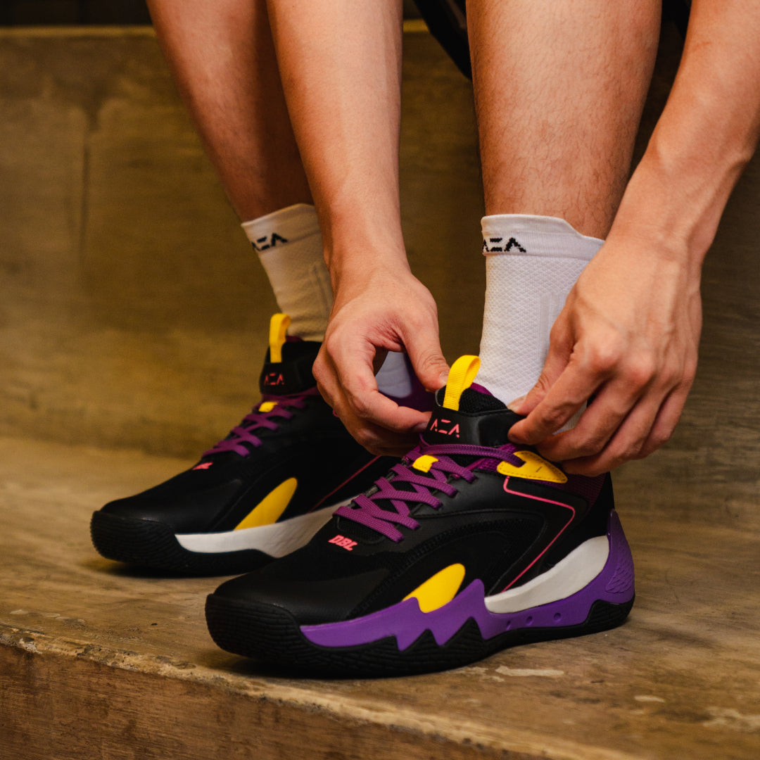 AZA Fundamental 3.0 Buzzer Beater Basketball Shoes - Purple