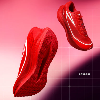 AZA RUN 1 Pygmalion Courage Running Shoes - Red White