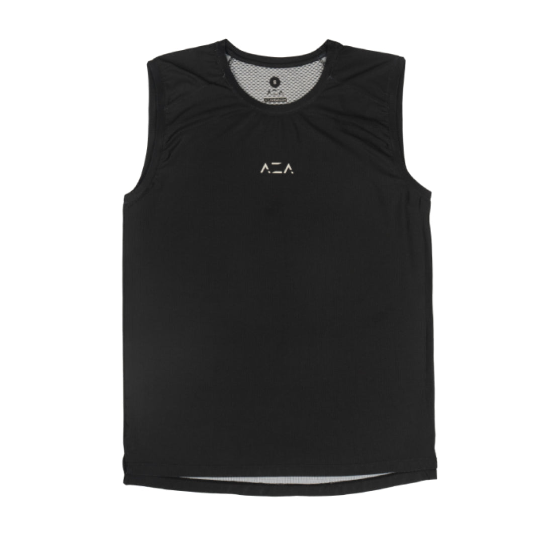 AZA Running Trimform Tank Jersey - Black
