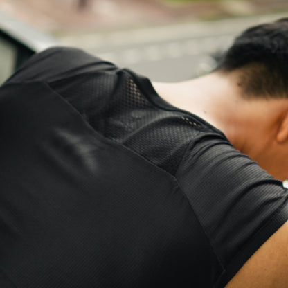 AZA Running Trimform Tank Jersey - Black