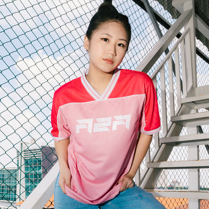 AZA Pink Play American Football Jersey - Pink