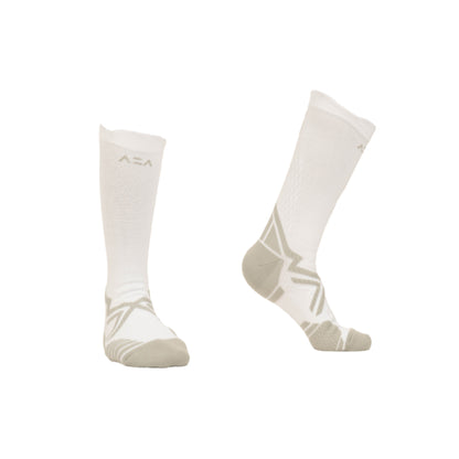 AZA Ignite II Crew Socks - Black White