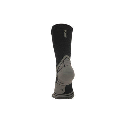 AZA Ignite II Crew Socks - Black White