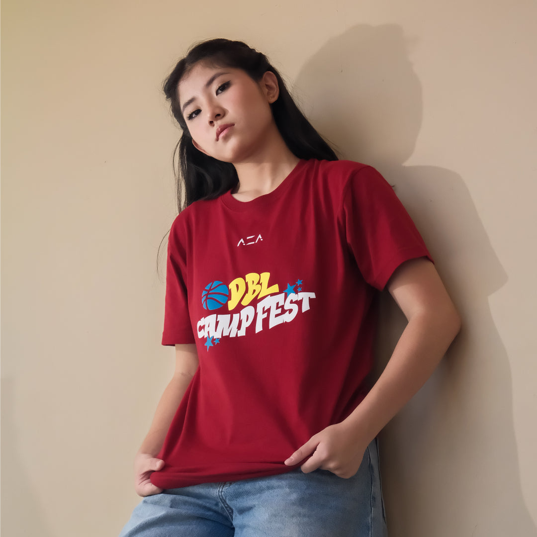AZA x DBL Camp Edition Rising Star T-Shirt - Maroon