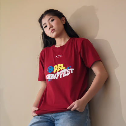AZA x DBL Camp Edition Rising Star T-Shirt - Maroon