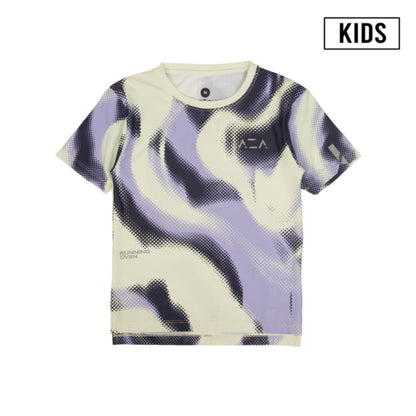 AZA x GFR Allover Print Motion Kids Jersey - Purple