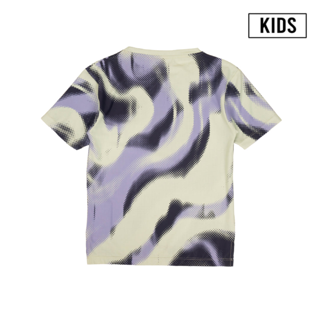 AZA x GFR Allover Print Motion Kids Jersey - Purple