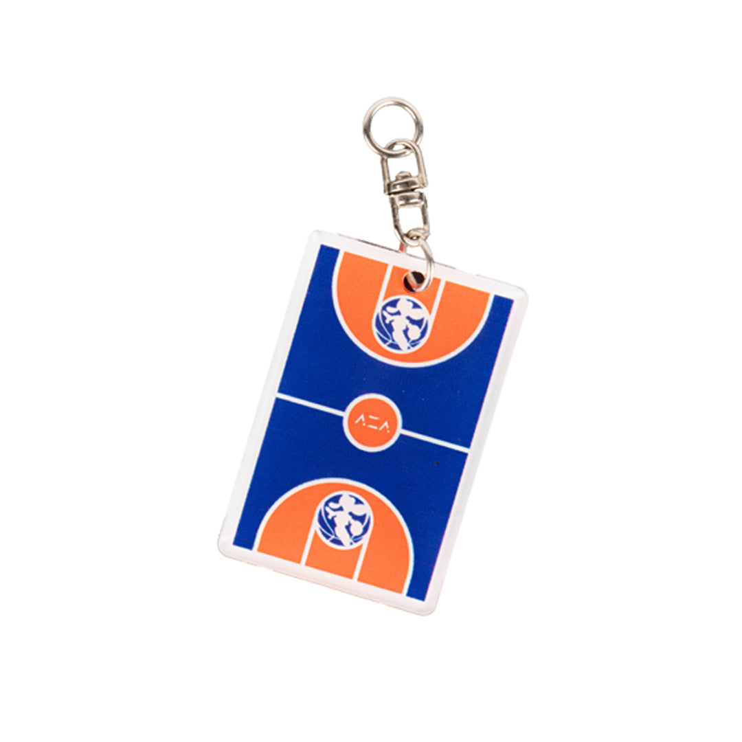 AZA x DBL Acrylic Ring Court Keychain