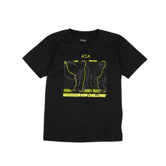 AZA x MAINSEPEDA T-Shirt KOM Challenge - Black