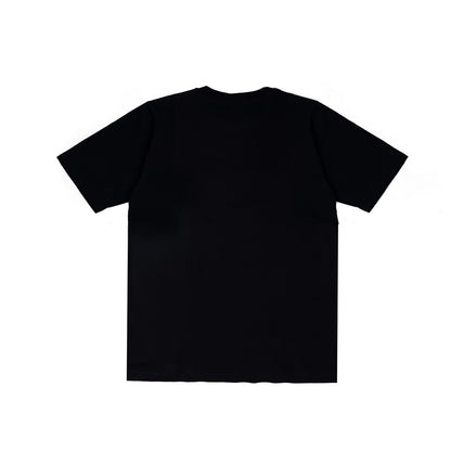 AZA T-Shirt Oversized Multicolor Graphics - Black