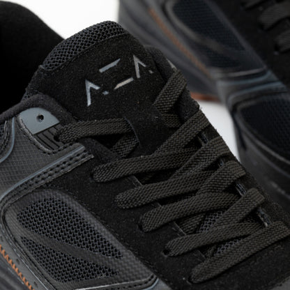 AZA Neo Classic Academic Shoes - Black Grey