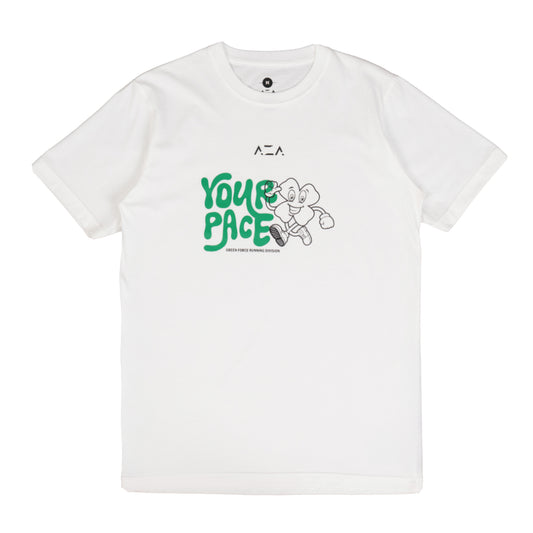 AZA x GFR Your Pace Run Icon T-Shirt - White