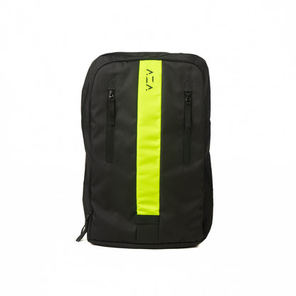 AZA Backpack Compact Travel Bag - Black / Neon