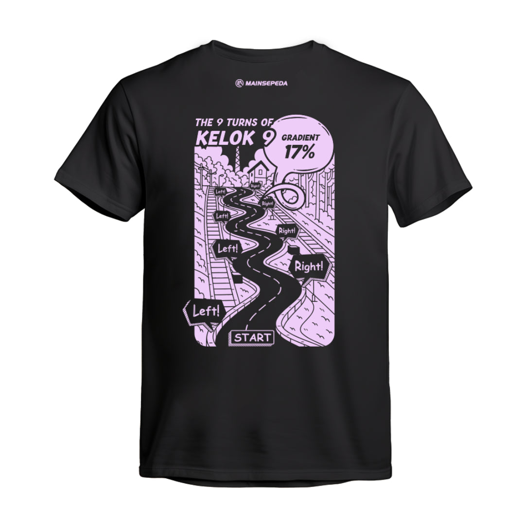 AZA x MAINSEPEDA Dholo Nine Turns T-Shirt - Black