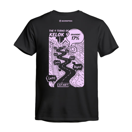 AZA x MAINSEPEDA Dholo Nine Turns T-Shirt - Black