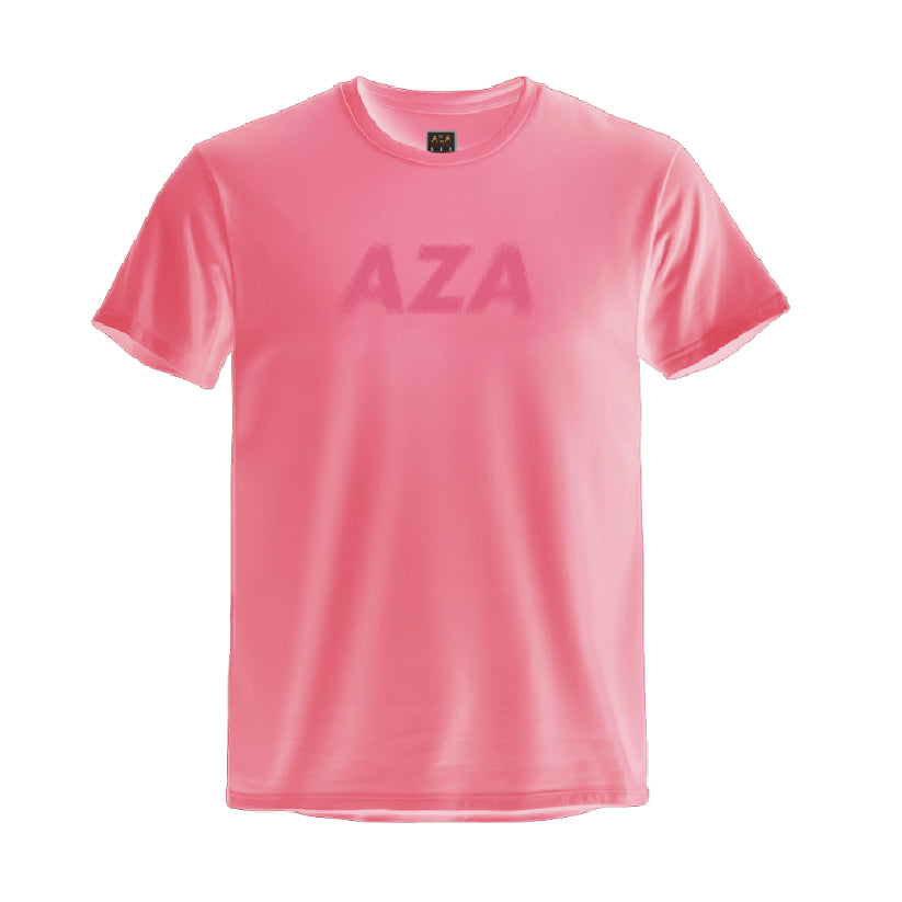 AZA Dot Typography T-Shirt - Pink