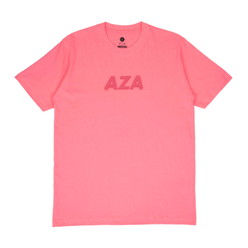 AZA Dot Typography T-Shirt - Pink