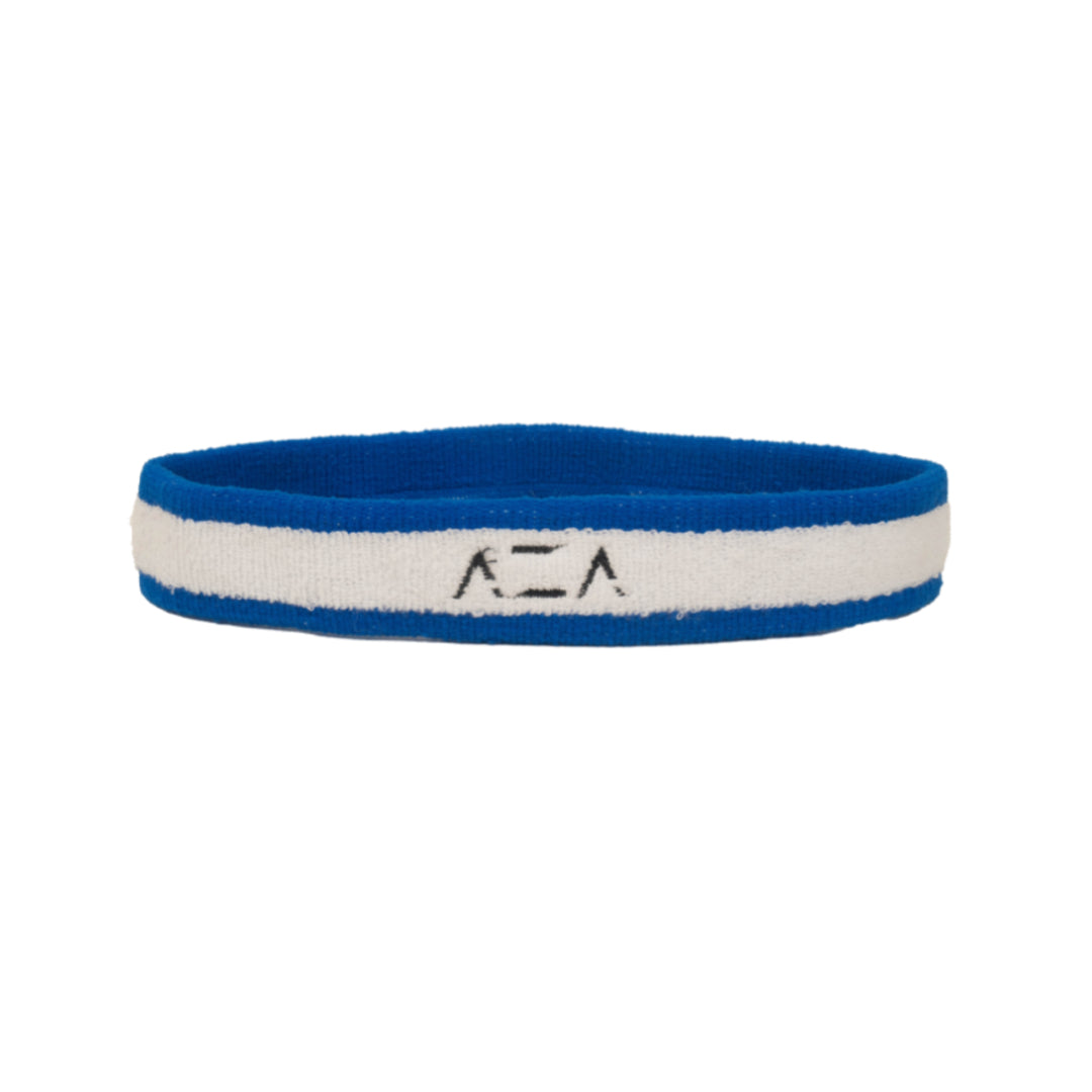 AZA x DBL Double Stripe Essential Headband - Blue