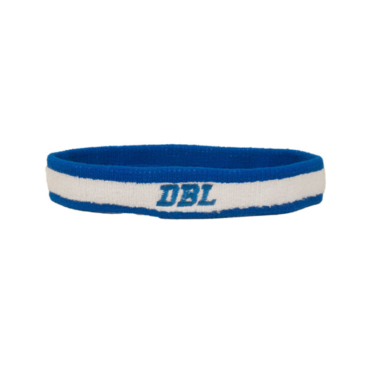AZA x DBL Double Stripe Essential Headband - Blue