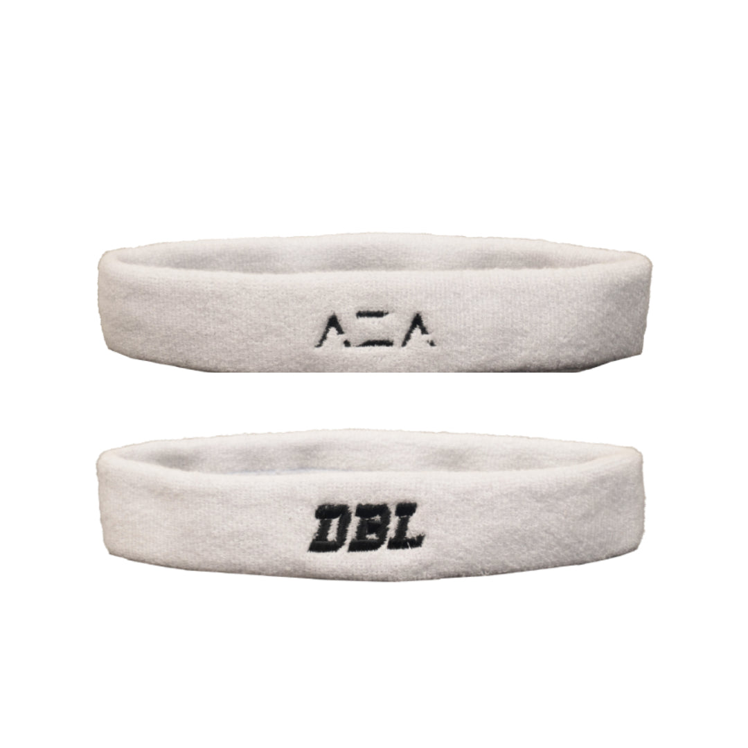 AZA x DBL Basic Essential Headband - White