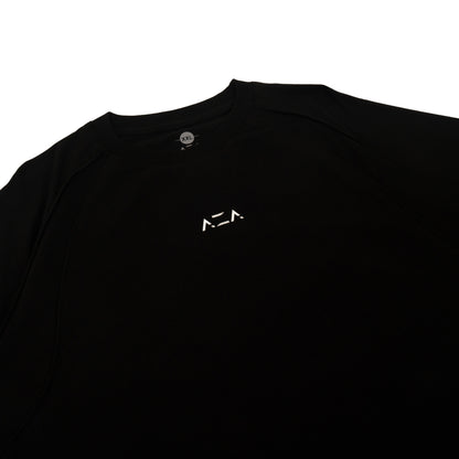 AZA Cutout Essentials Oversized T-Shirt - Black