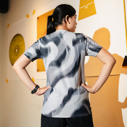 AZA x GFR Allover Print Motion Jersey - Gray