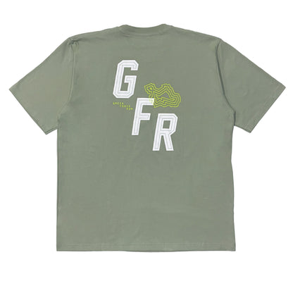 AZA x GFR Sub Topographic Oversize T-Shirt - Green