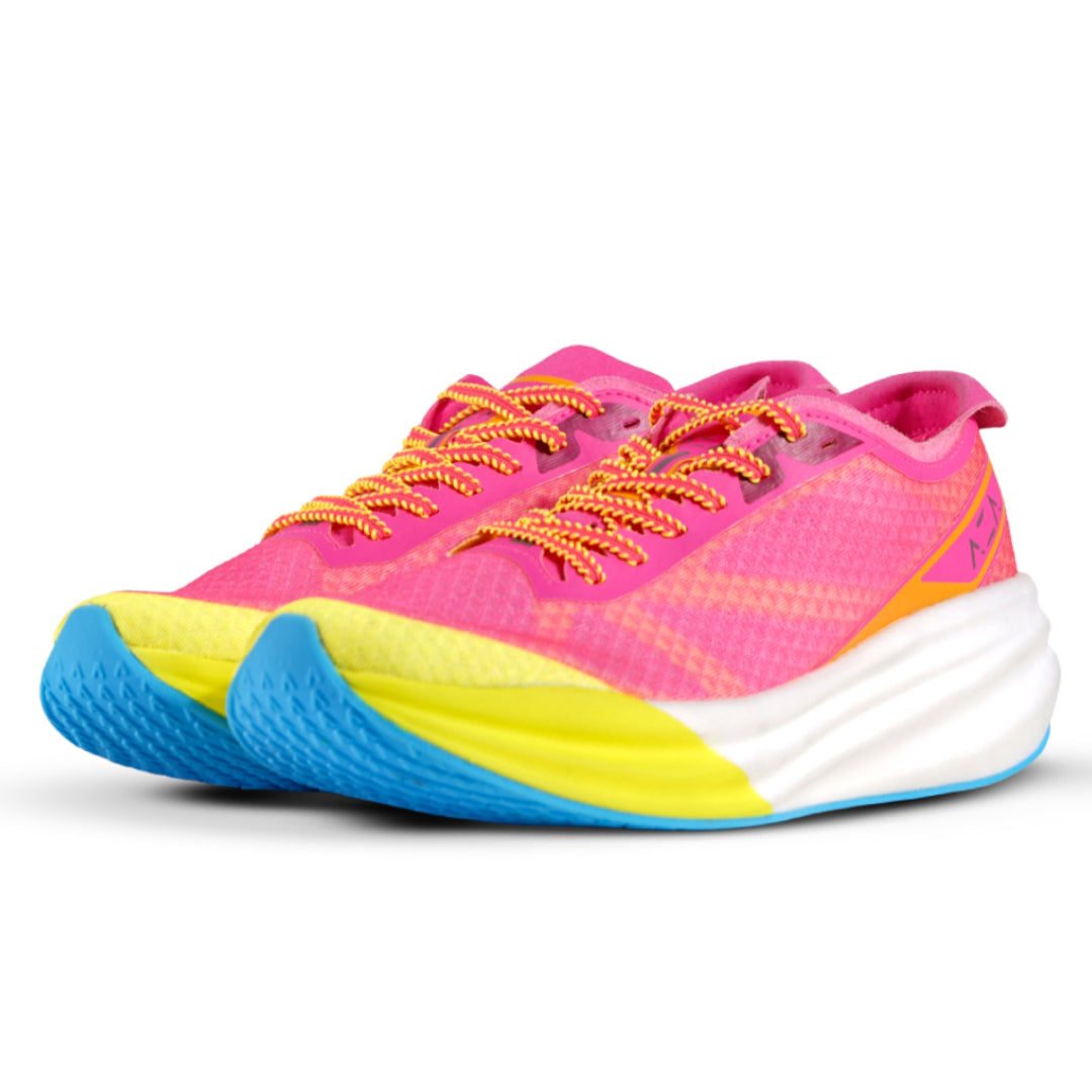 AZA Dash Neon Pink Lime Shoes - Pink