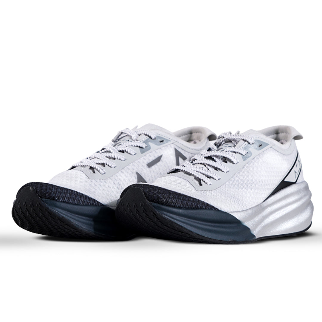 AZA Dash Silver Black Shoes - Silver