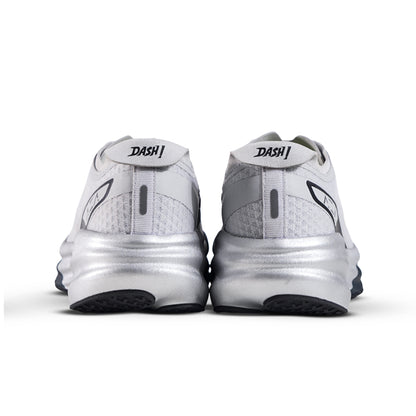 AZA Dash Silver Black Shoes - Silver
