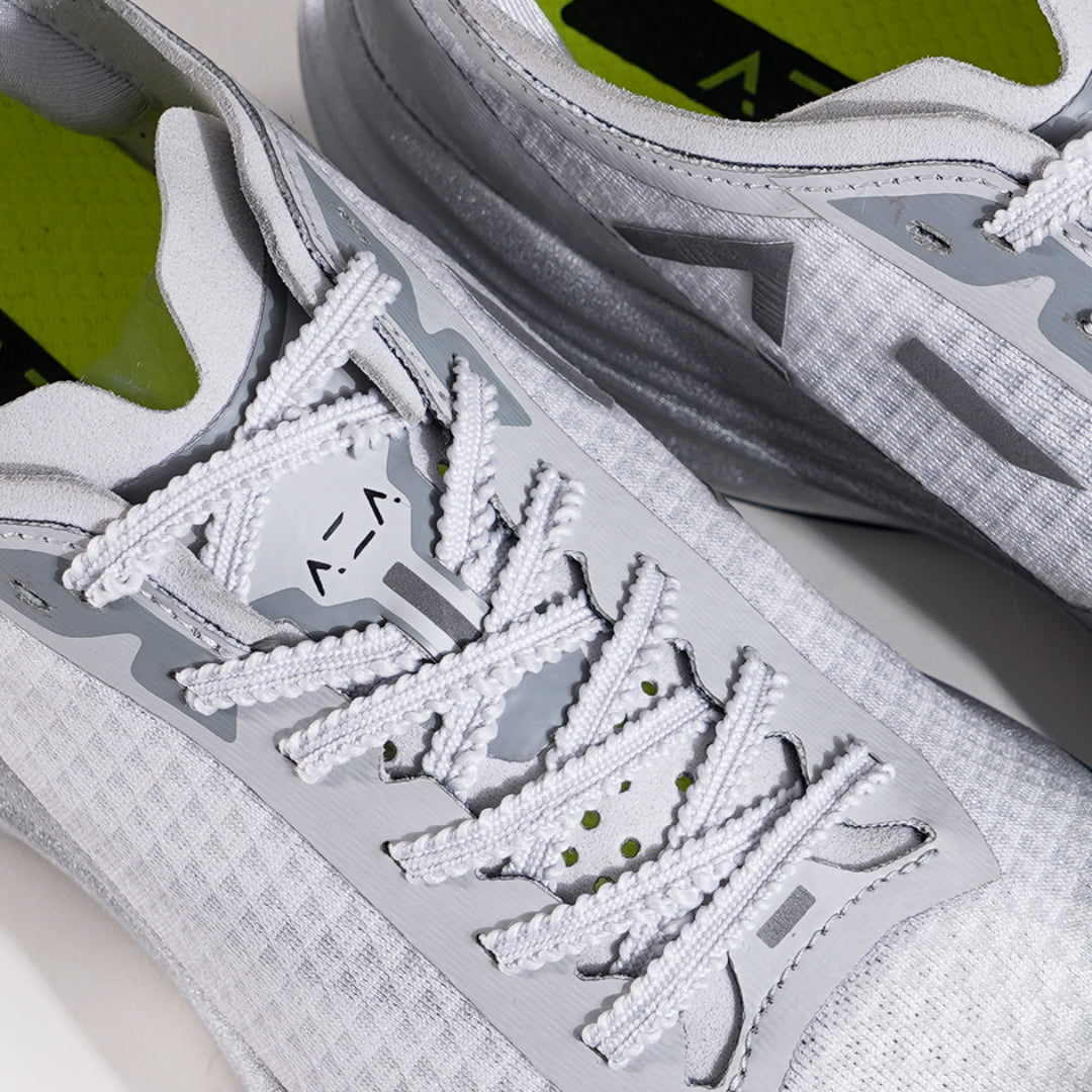 AZA Dash Silver Black Shoes - Silver