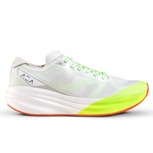 AZA Dash White Neon Green Shoes - White