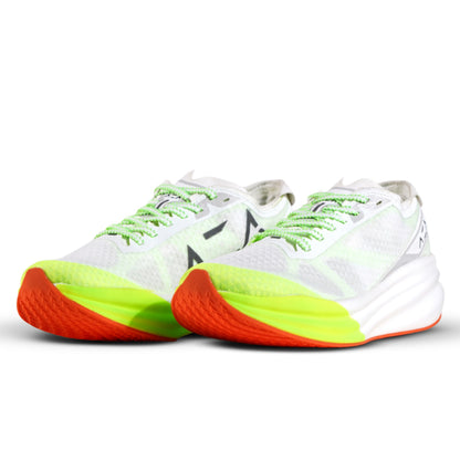 AZA Dash White Neon Green Shoes - White