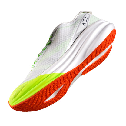 AZA Dash White Neon Green Shoes - White