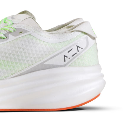 AZA Dash White Neon Green Shoes - White