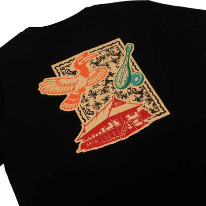 AZA x DBL Nusantara Series Kalimantan T-Shirt - Black