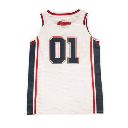 AZA x DBL Dreamers Home Basketball Jersey - White